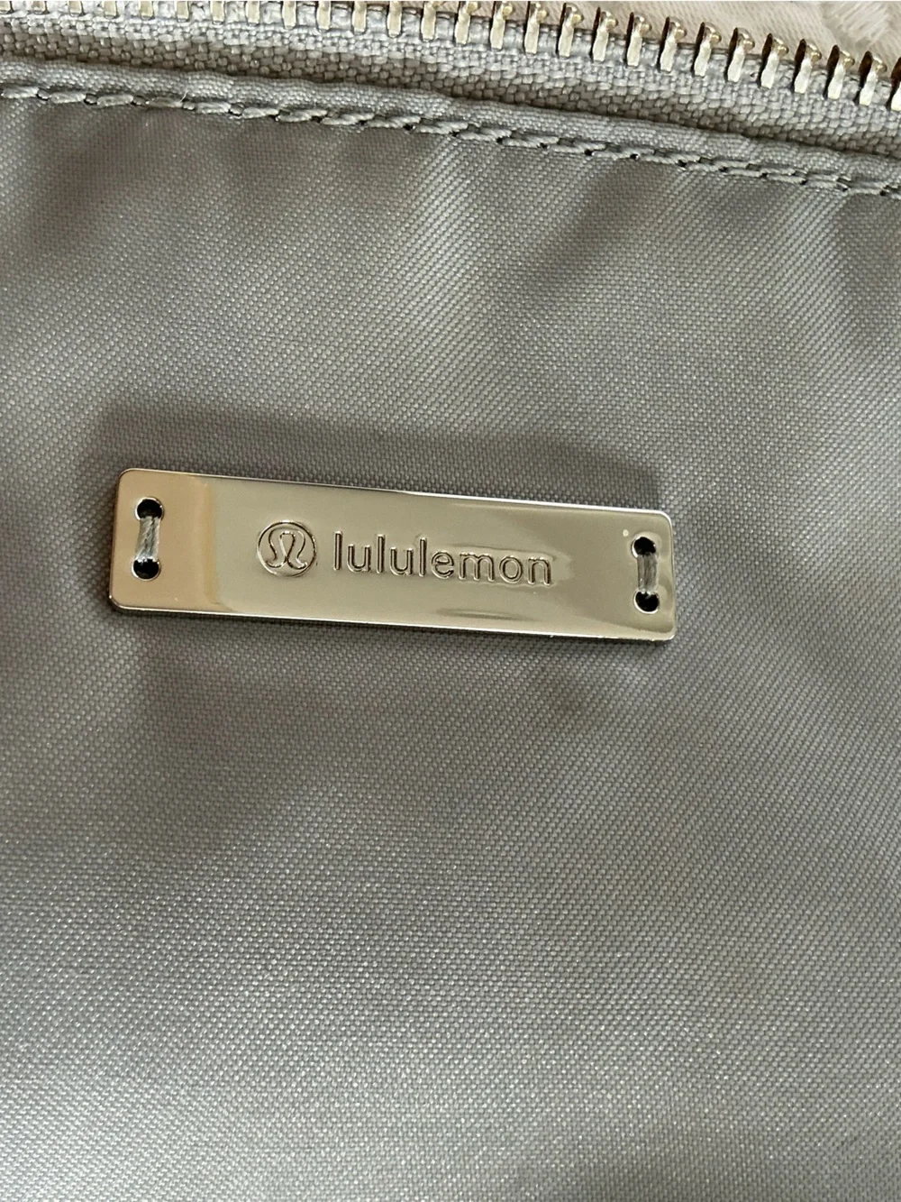 lululemon athletica All Night Nylon Silver Bag